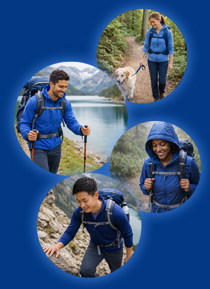 Check-in app for hiking alone