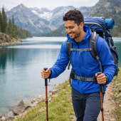 Check-in app for day hiking alone